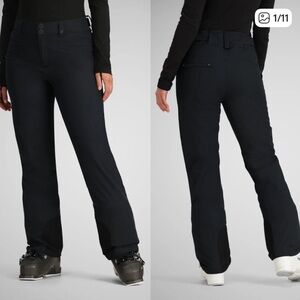 Obermeyer Malta Ski Snowboard Pants Black Insulated Thermore Womens 14x31
